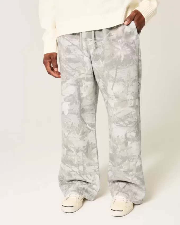 Pantaloni della tuta mimetici super larghi