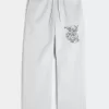 Pantaloni della tuta super larghi con grafica Angel