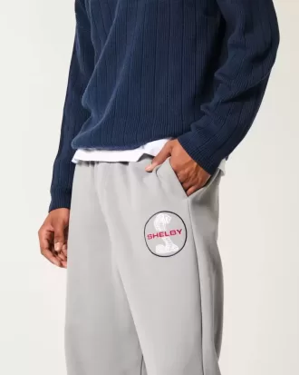 Pantaloni della tuta super larghi con grafica Shelby