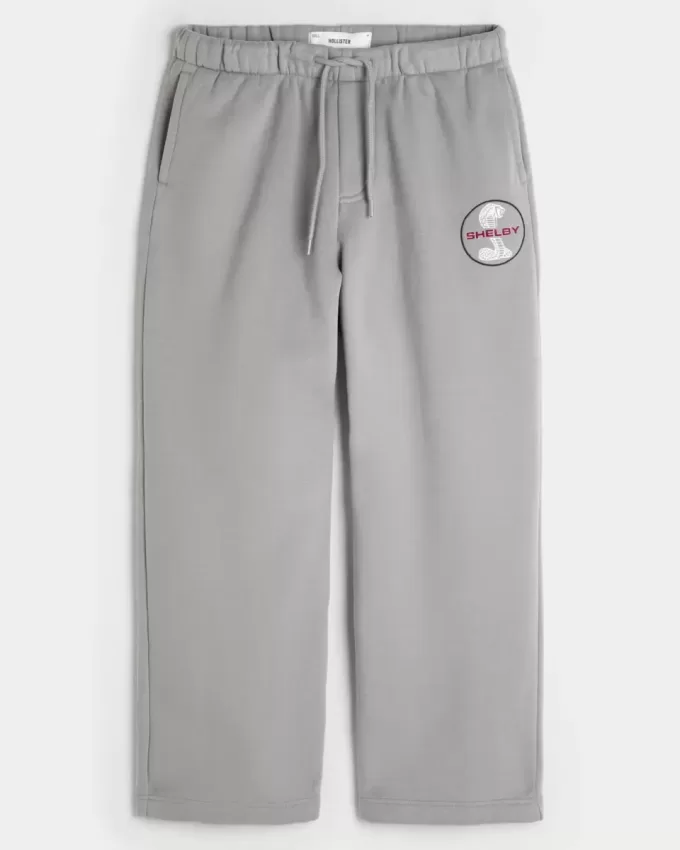 Pantaloni della tuta super larghi con grafica Shelby