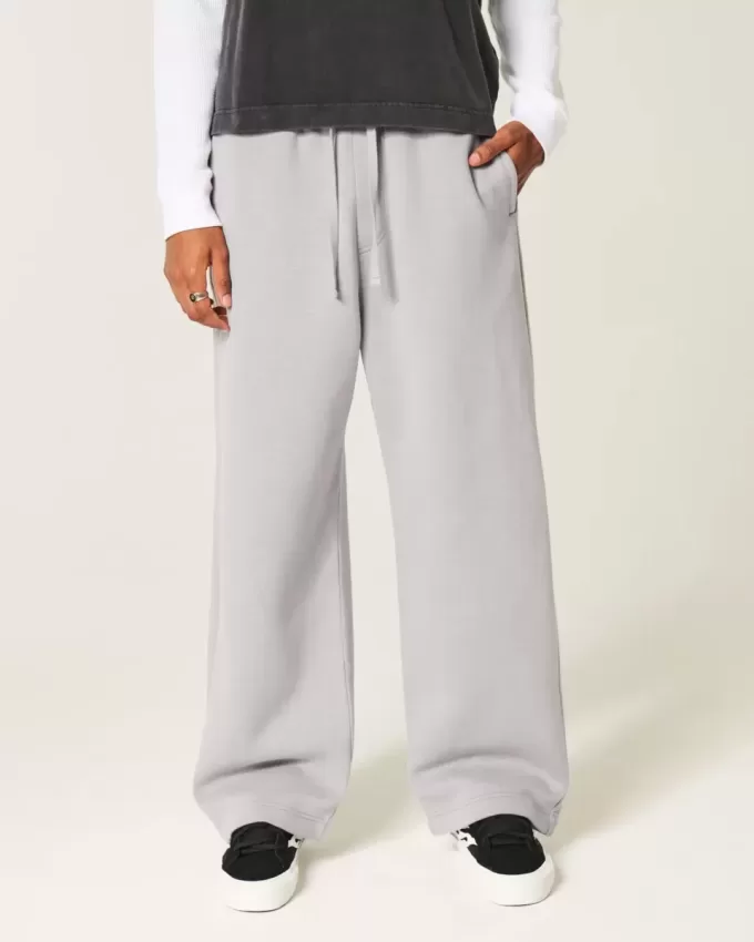 Pantaloni della tuta super larghi con grafica tasca posteriore Los Angeles