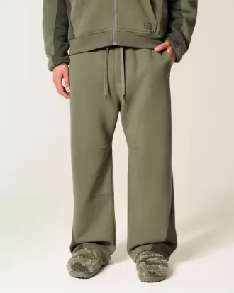 Pantaloni della tuta super larghi Hollister x Crocs