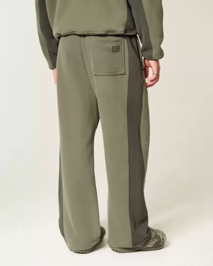 Pantaloni della tuta super larghi Hollister x Crocs