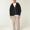 Pantaloni della tuta super larghi Y2K con orlo diviso