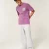 Pantaloni della tuta super larghi Y2K con orlo diviso
