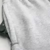 Pantaloni della tuta super larghi Y2K con orlo diviso