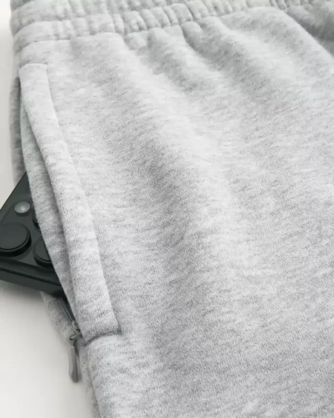 Pantaloni della tuta super larghi Y2K con orlo diviso