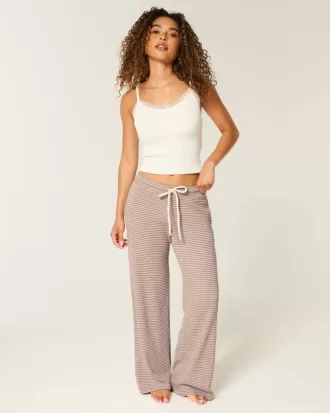 Pantaloni dritti in pizzo a nido d’ape Gilly Hicks