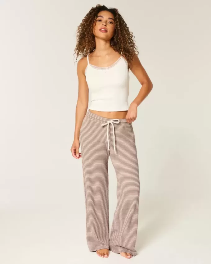 Pantaloni dritti in pizzo a nido d’ape Gilly Hicks Pantaloni dritti in pizzo a nido d’ape Gilly Hicks
