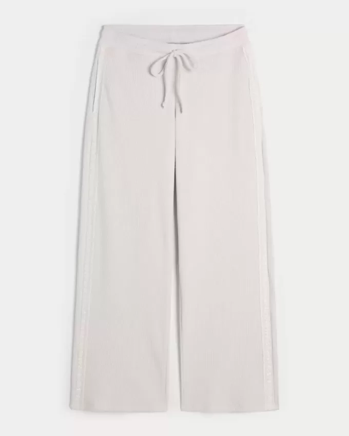 Pantaloni dritti in pizzo a nido d’ape Gilly Hicks