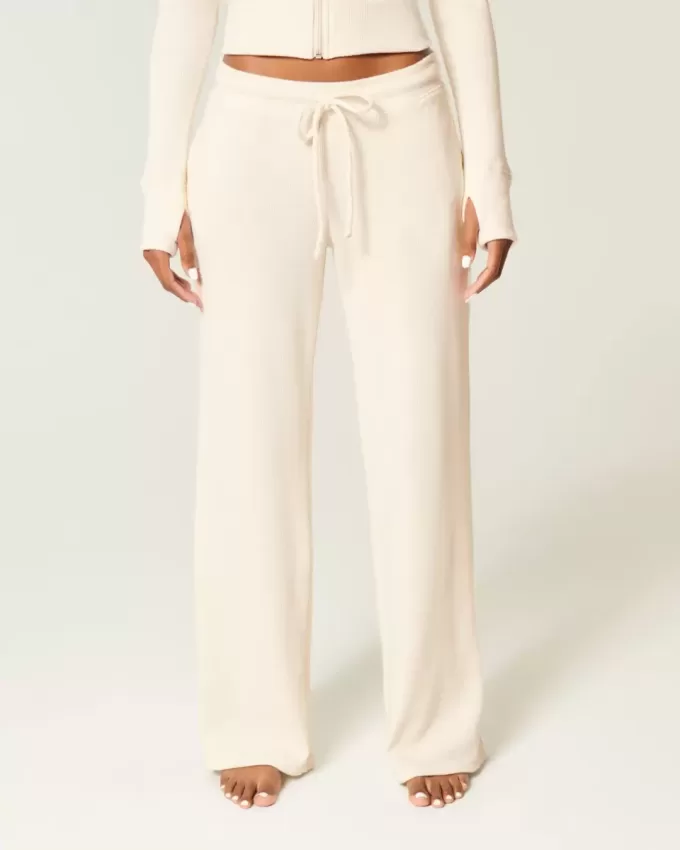 Pantaloni dritti in pizzo a nido d’ape Gilly Hicks