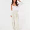 Pantaloni Hollister Livvy a vita alta e gamba larga