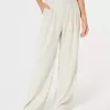 Pantaloni Hollister Livvy a vita alta e gamba larga
