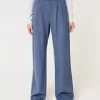 Pantaloni Hollister Livvy a vita alta e gamba larga