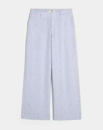 Pantaloni Hollister Livvy a vita bassa e gamba larga