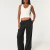 Pantaloni Hollister Livvy a vita bassa e gamba larga