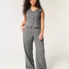 Pantaloni Hollister Livvy a vita bassa e gamba larga