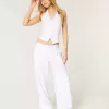 Pantaloni Hollister Livvy a vita bassa e gamba larga