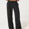 Pantaloni Hollister Livvy a vita bassa e gamba larga