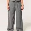 Pantaloni Hollister Livvy a vita bassa e gamba larga