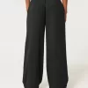 Pantaloni Hollister Livvy a vita bassa e gamba larga