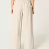 Pantaloni Hollister Livvy a vita bassa e gamba larga