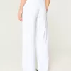 Pantaloni Hollister Livvy a vita bassa e gamba larga