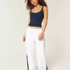 Pantaloni larghi a righe