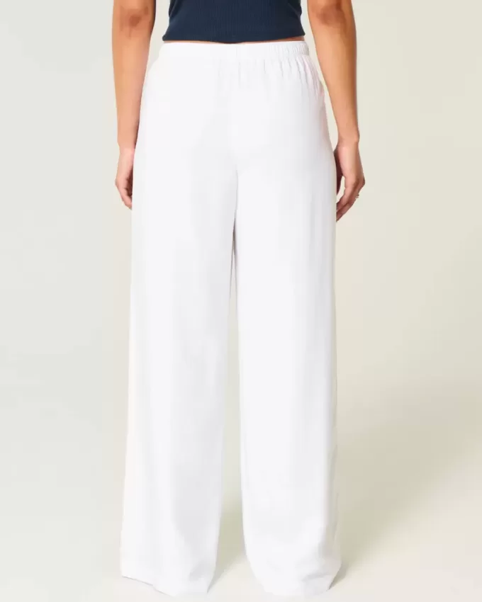 Pantaloni larghi a righe