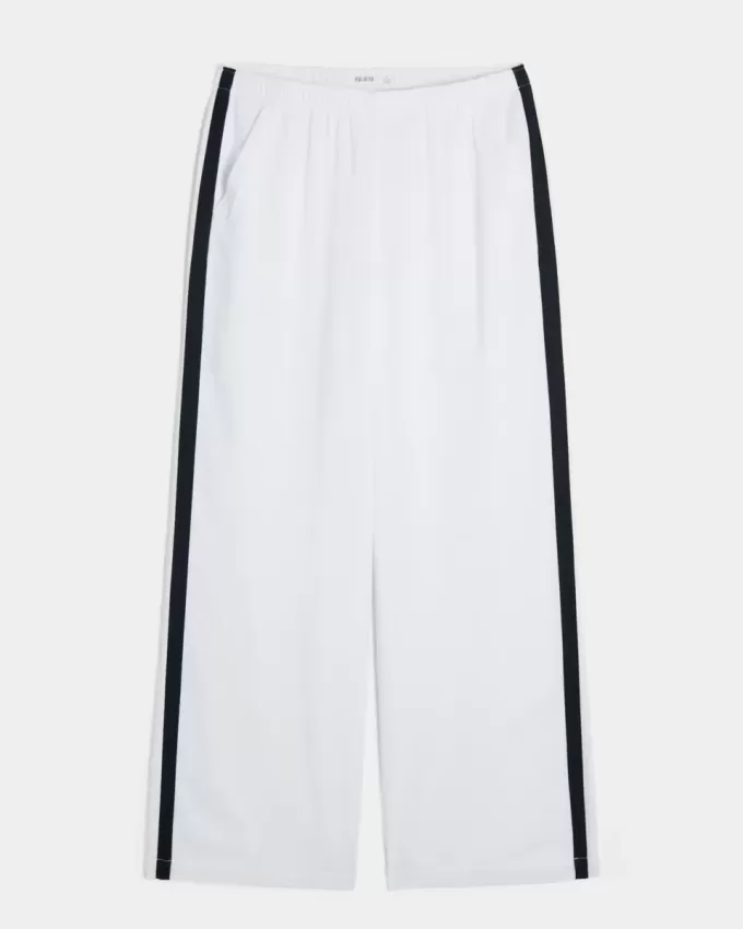 Pantaloni larghi a righe