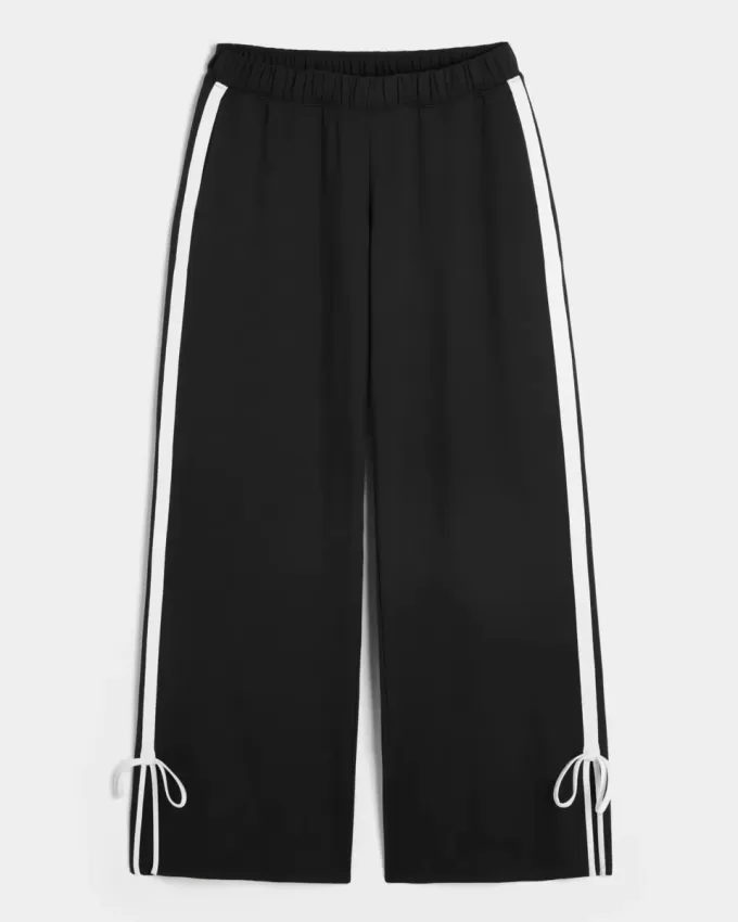 Pantaloni larghi con fiocco laterale attivo Gilly Hicks