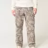Pantaloni larghi da carpentiere mimetici