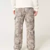 Pantaloni larghi da carpentiere mimetici
