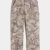 Pantaloni larghi da carpentiere mimetici