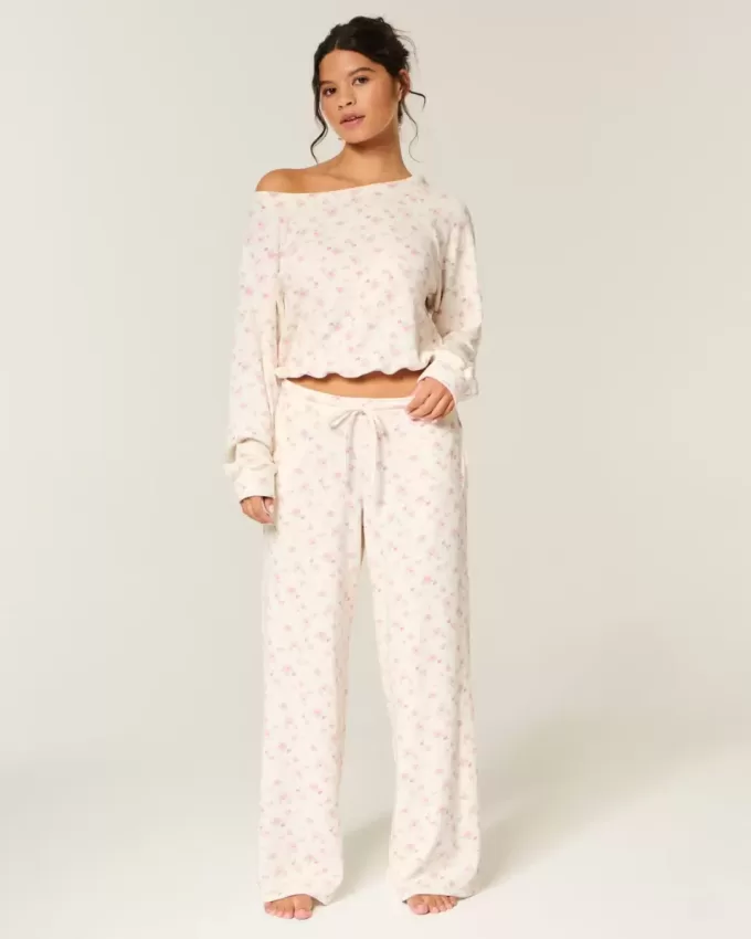 Pantaloni larghi e comodi a nido d’ape Gilly Hicks