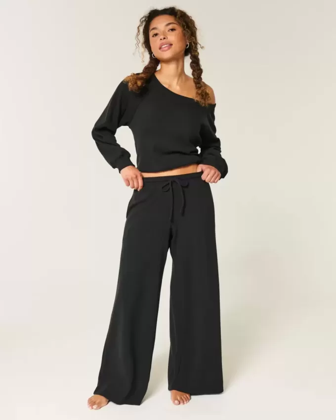 Pantaloni larghi e comodi a nido d’ape Gilly Hicks