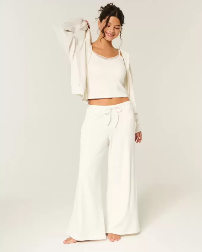 Pantaloni larghi e comodi a nido d’ape Gilly Hicks