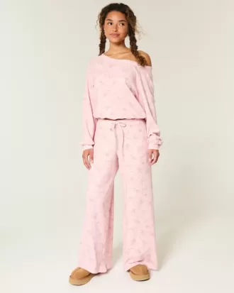 Pantaloni larghi e comodi a nido d’ape Gilly Hicks