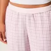 Pantaloni larghi in flanella