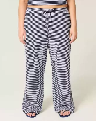 Pantaloni larghi in maglia da infilare