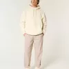 Pantaloni larghi in misto lino