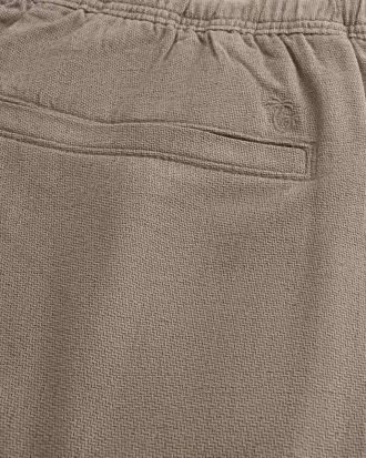 Pantaloni larghi in misto lino