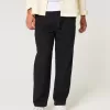 Pantaloni larghi in misto lino