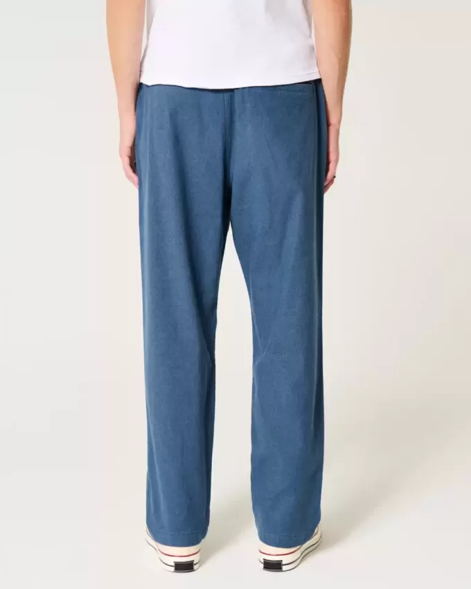 Pantaloni larghi in misto lino Pantaloni larghi in misto lino