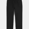 Pantaloni larghi in misto lino