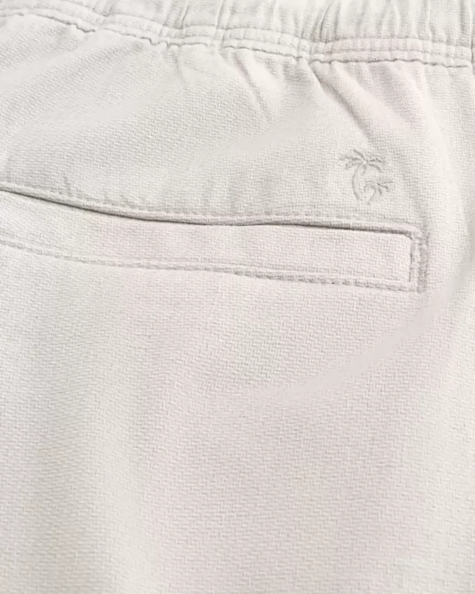 Pantaloni larghi in misto lino