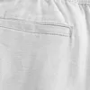 Pantaloni larghi in misto lino