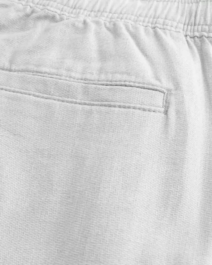 Pantaloni larghi in misto lino