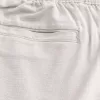 Pantaloni larghi in misto lino