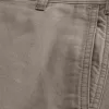 Pantaloni larghi in misto lino con vita flessibile